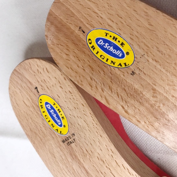 Vintage DR. SCHOLL’S Wood Exercise Sandals - Picture 5 of 8